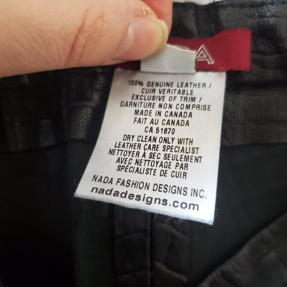 Real Leather Pants - Picture 3 of 3